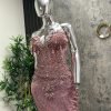 Lush pink dress