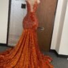 Queenie Orange Dress