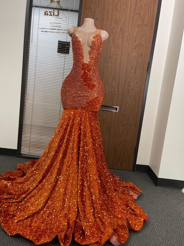 Queenie Orange Dress