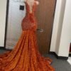 Queenie Orange Dress